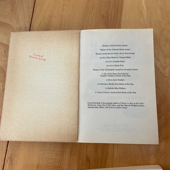 Vintage collectible copy  of Louis Sachar HOLES Scholastic Paperback - Picture 6 of 13